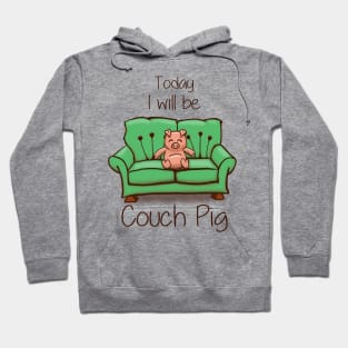 Couch Pig - (Full Colour) Hoodie